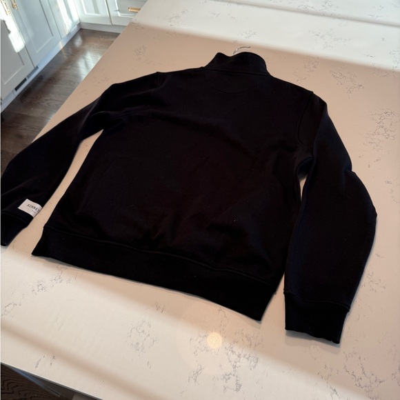 Kenneth Cole Men's Black Sweater quarter zip - Picture 8 of 11